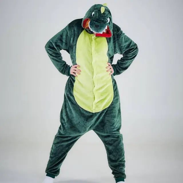 Піжама кігурумі зелений дракон,крокрдил .кигуруми зеленый дракон