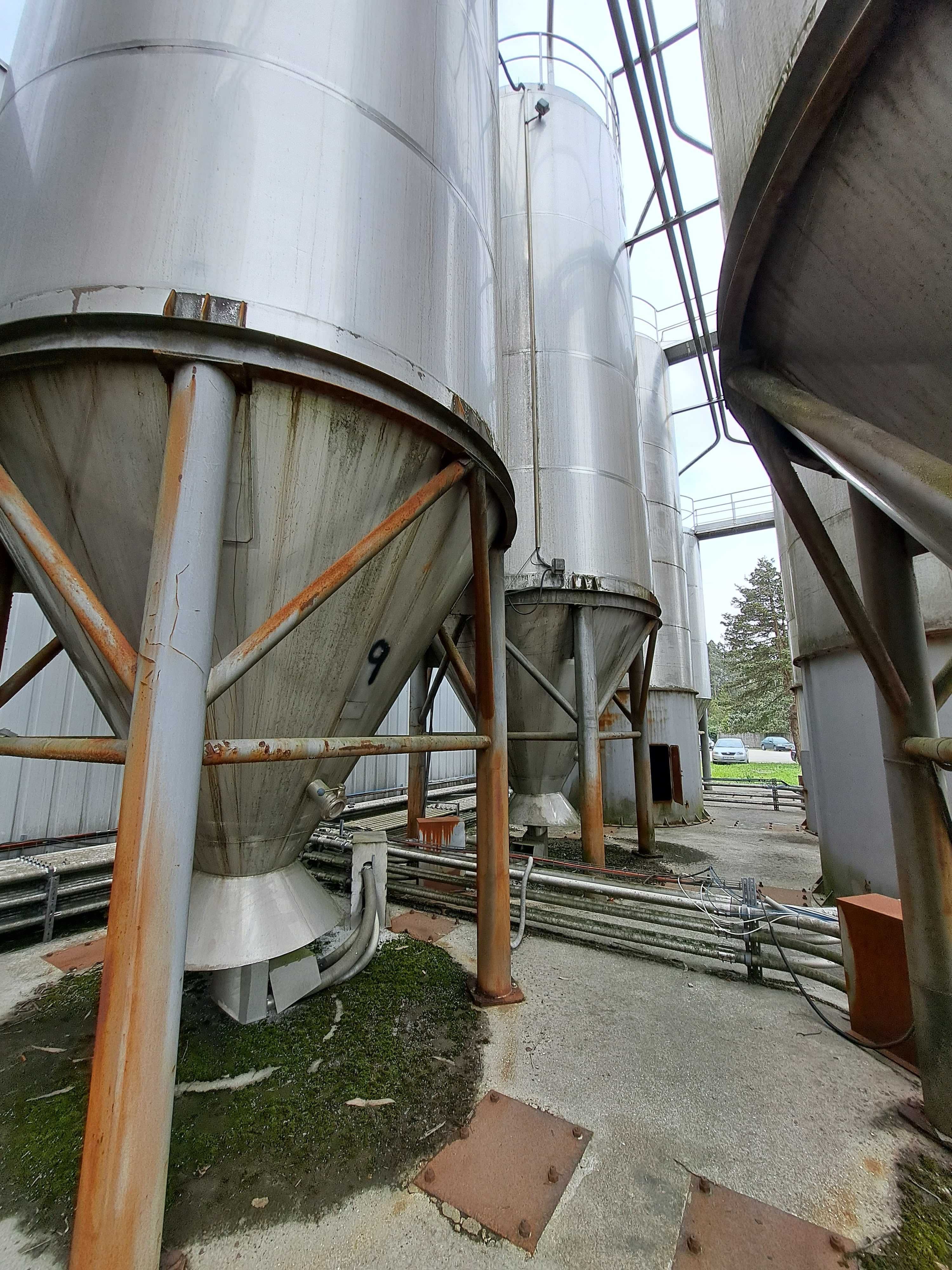 Silo de inox de 50.000 lt