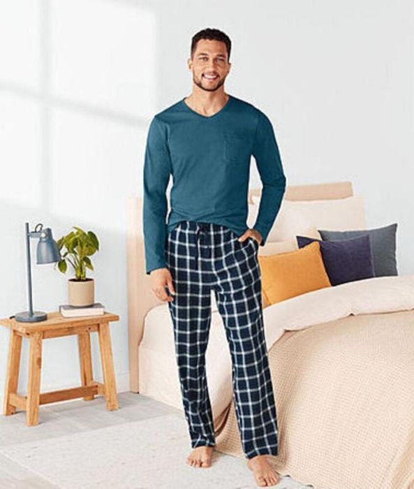 Флісові та котонові чоловічі піжами Livergy розміра від S до 2XL