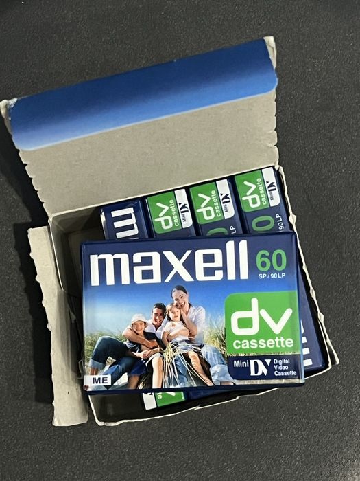 Kasety Maxell mini dv 60 - 5 sztuk - NOWE