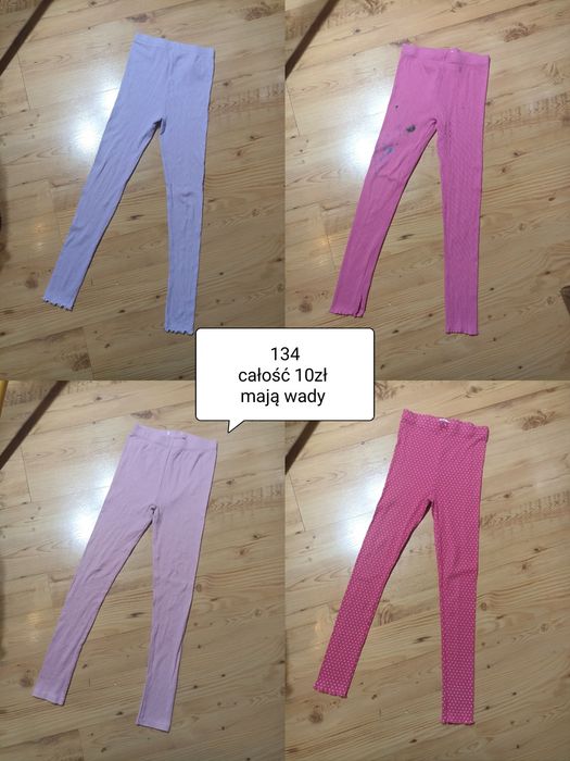 Zestaw leginsów rozmiar 134