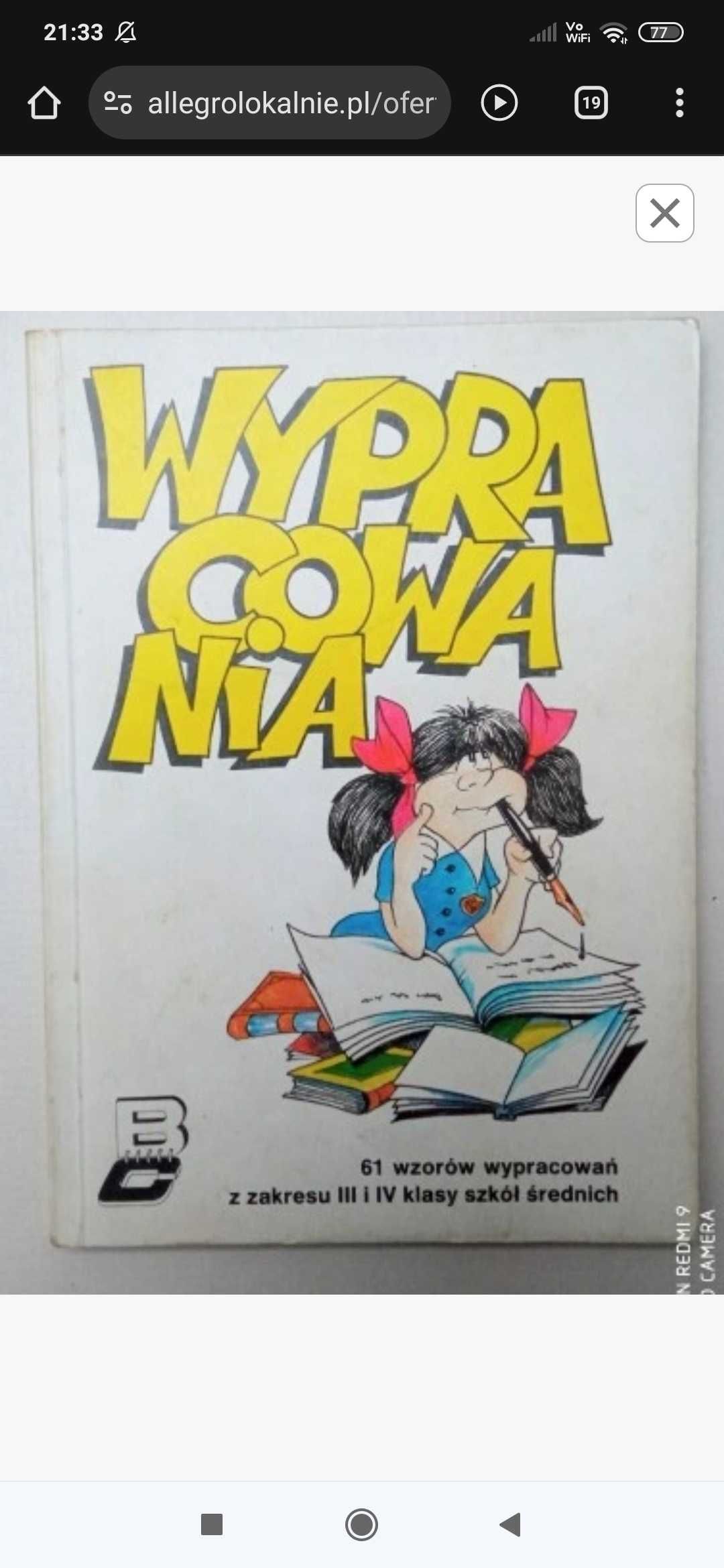 Wypracowania 61 wzorów wypracowań z zakresu III i IV kl.szkół średnich