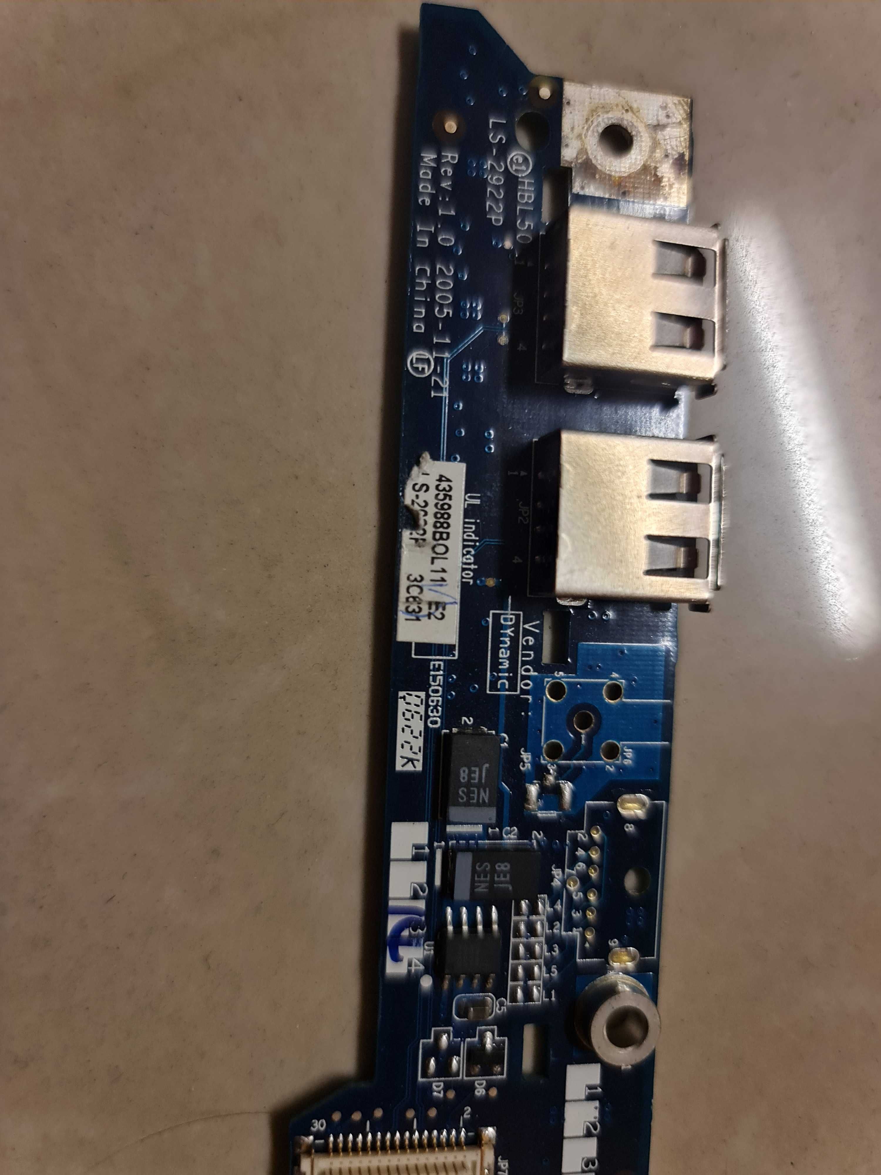 LS-2922P moduł usb i przyciski
