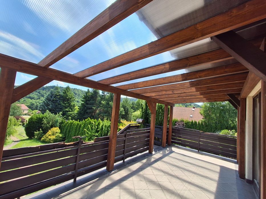 Zadaszenia tarasu pergola poliwęglan