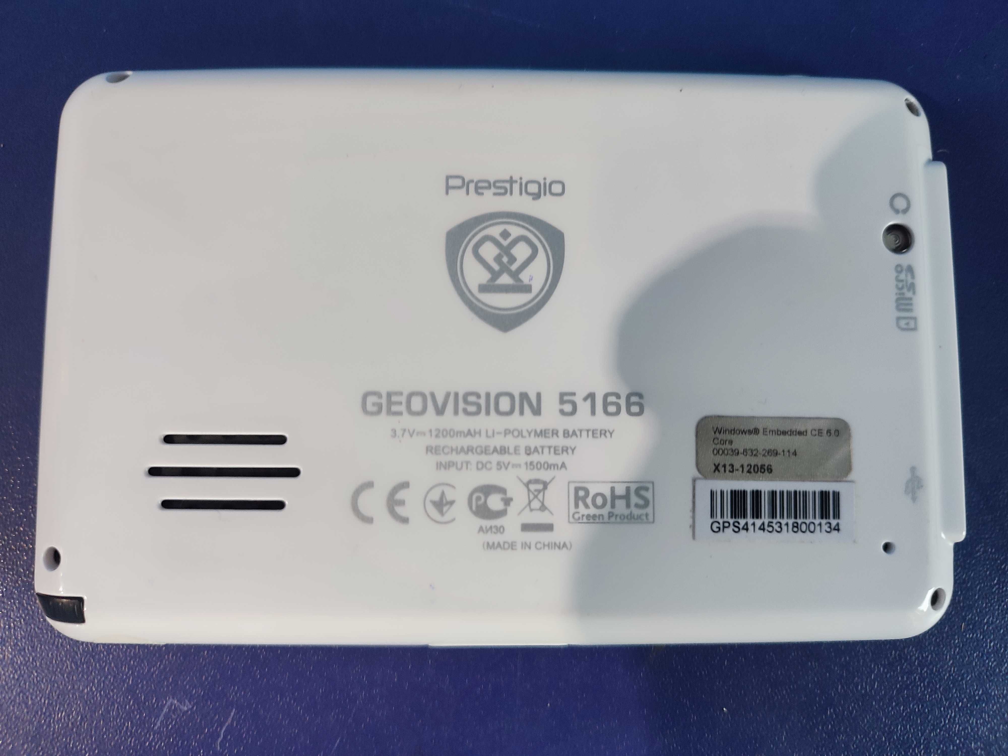 GPS навигатор Prestigio GeoVision 5166