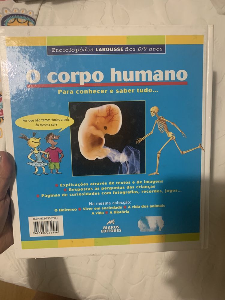 “O corpo humano” - Enciclopédia Larousse dos 6/9 anos