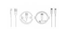 2xKable Ładowarka Kabel 1m USB-A i USB-C Lightning do Ładowania IPhona