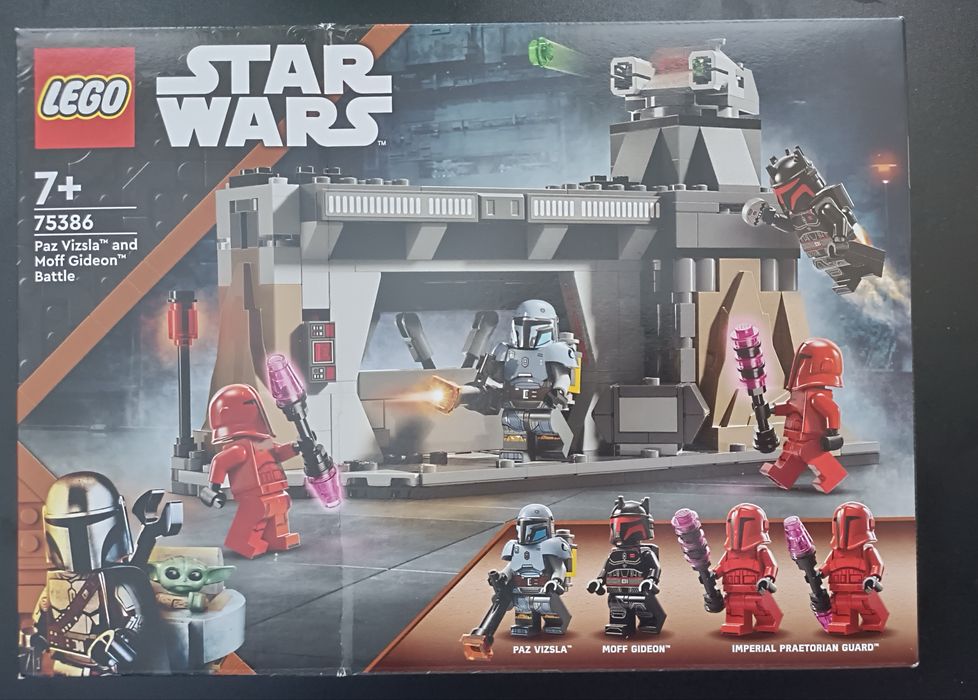 LEGO 75386 Star Wars Pojedynek Paza Vizsli i Moffa Gideona