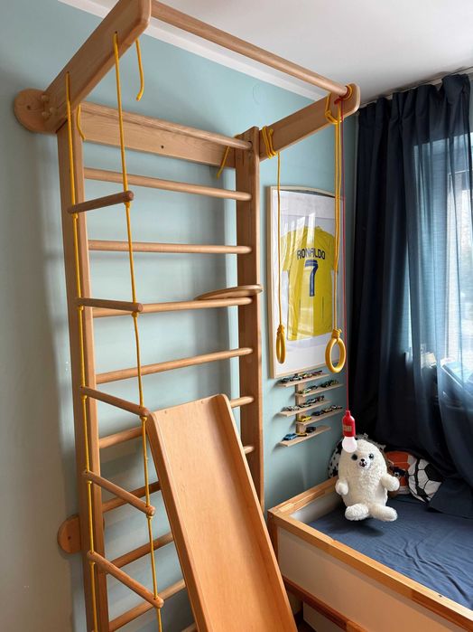 MAŁPI Gaj drabinka , zjeżdżalnia , materace