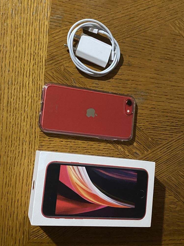 Apple Iphone SE2020 Product Red 64GB, nowa bateria kondycja 100%