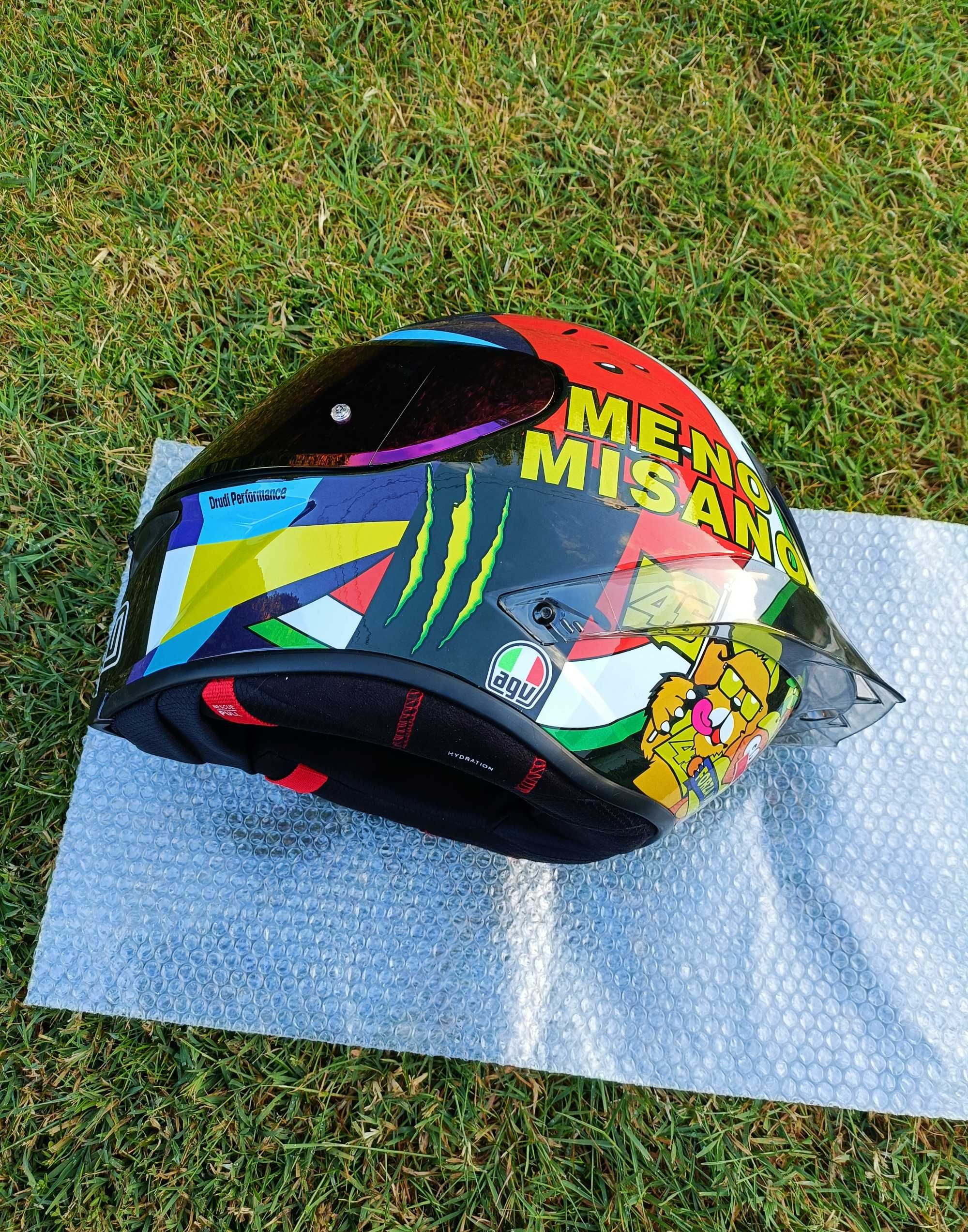 Capacete AGV Valentino Rossi 46 Misano NOVO