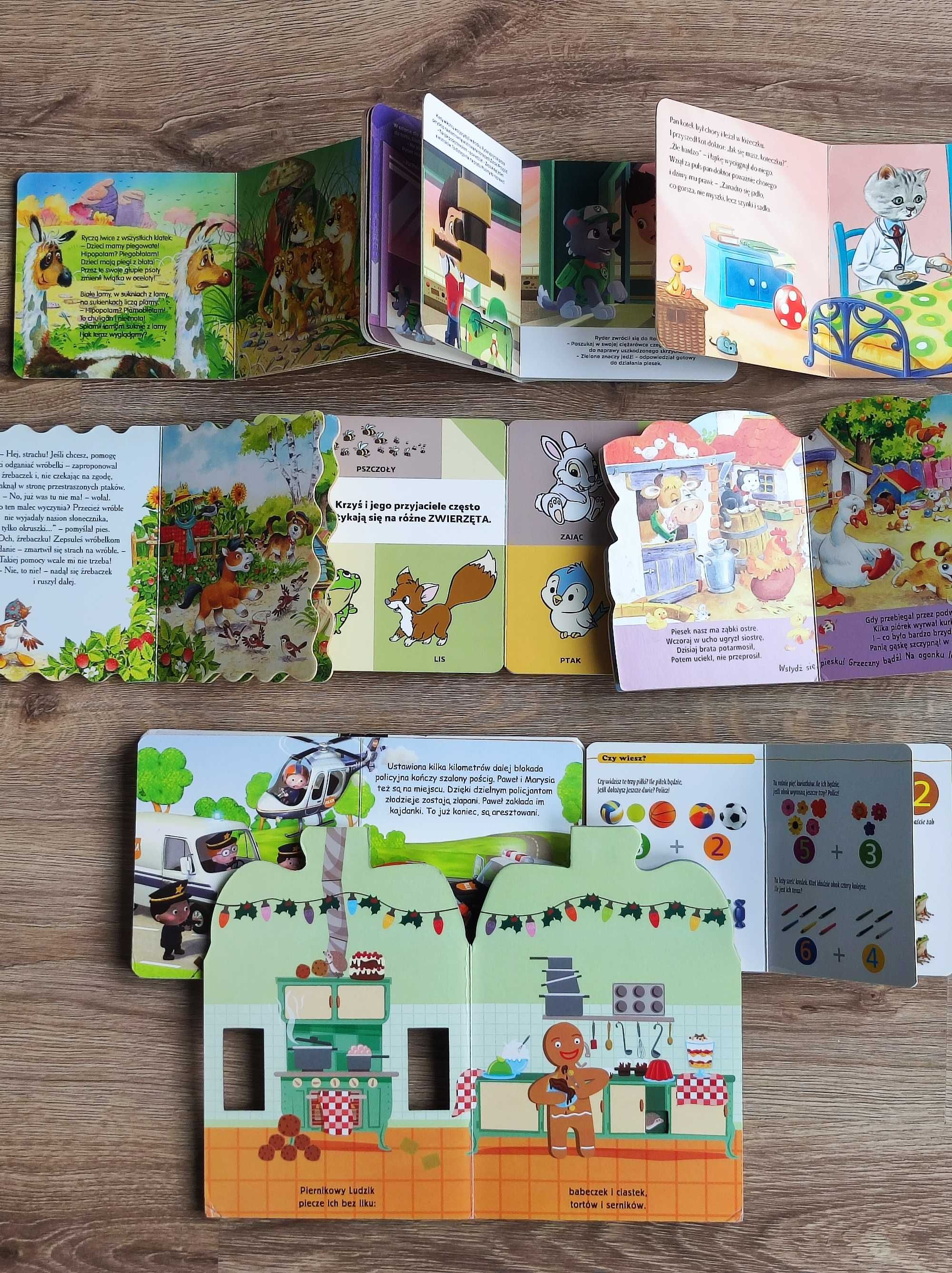 Zestaw 9 książek dla dzieci Psi patrol Psotny piesek Kubuś puchatek