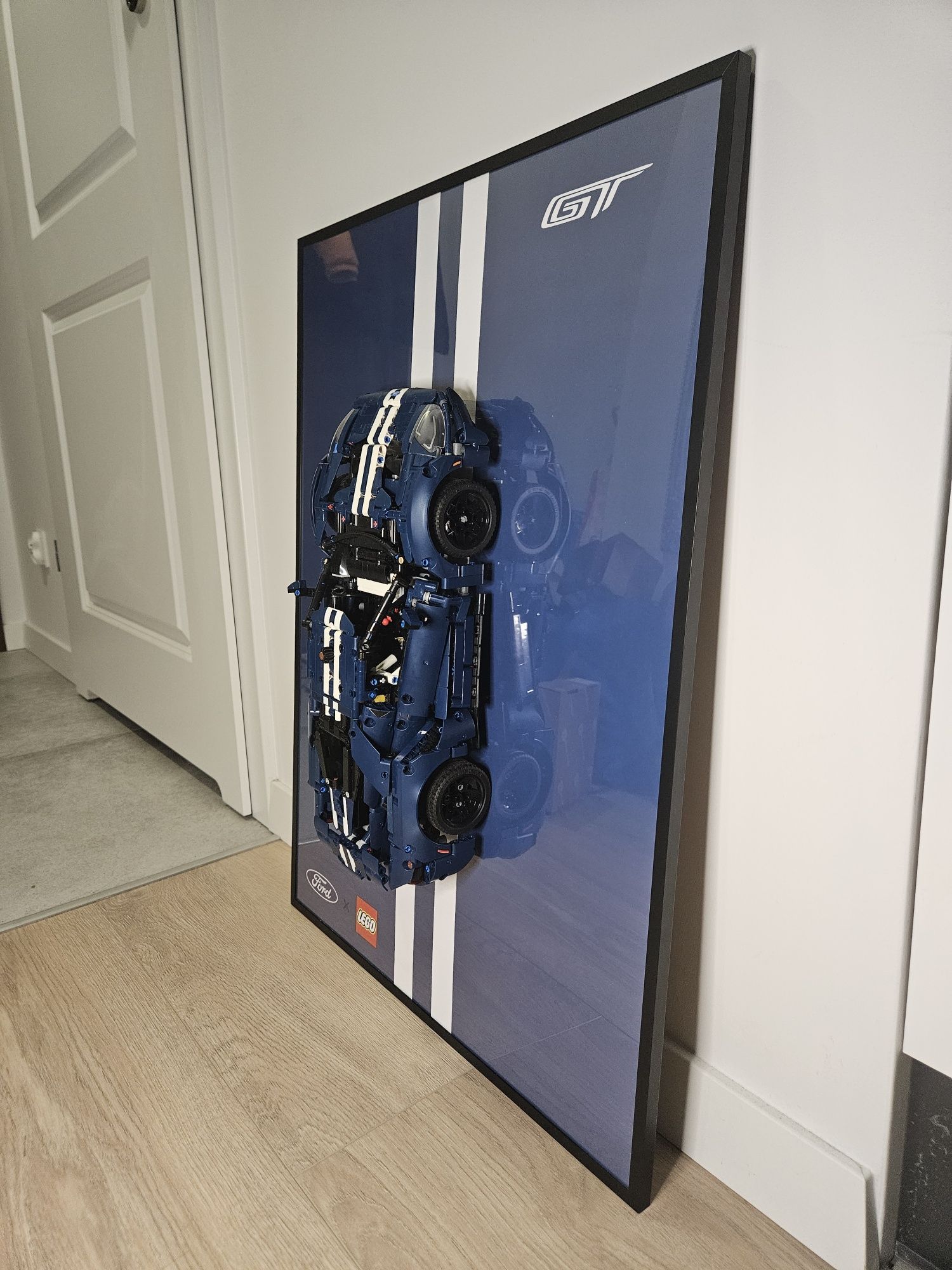 Rama aluminiowa 50x80 do ekspozycji ściennej lego