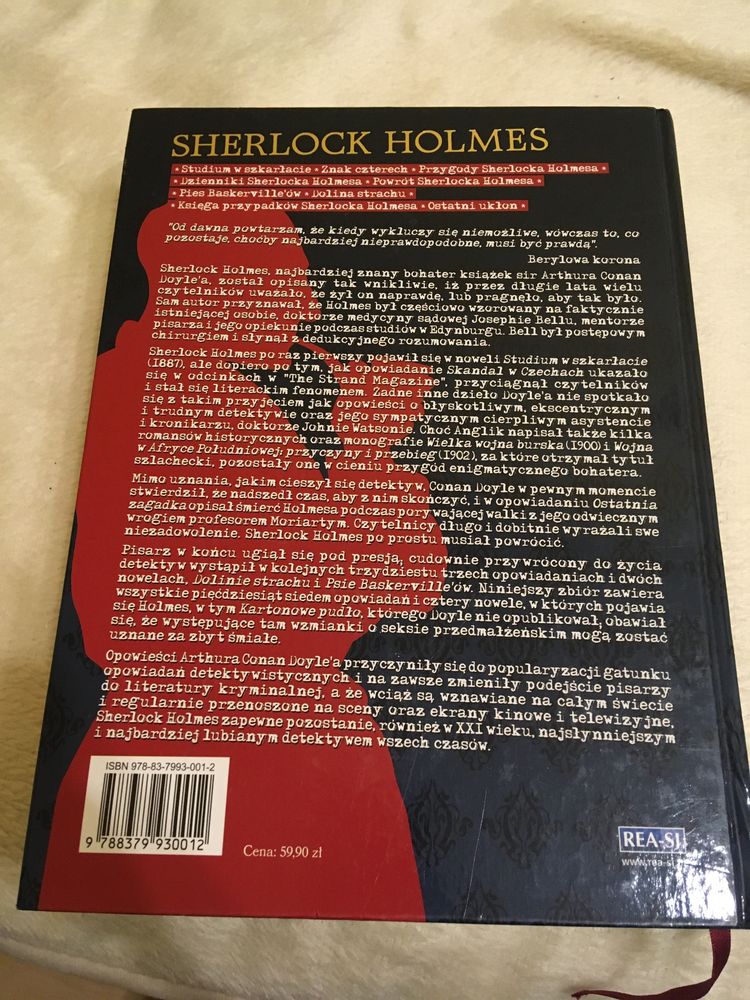 Sherlock Holmes księga wszystkich dokonań wszystkie części