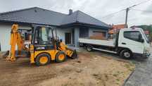 Usługi Mini Koparko-Ładowarka JCB 1CX i wywrotką 3,5 tony