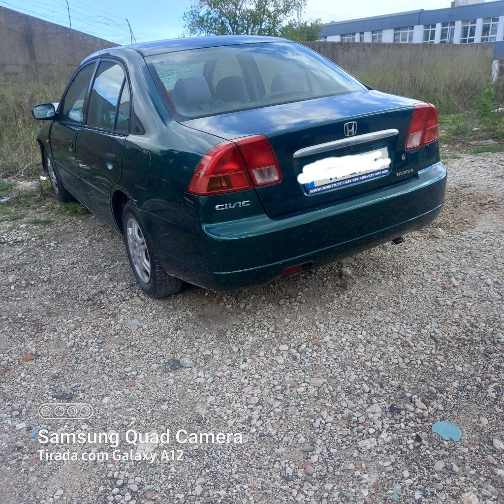 Guarda Lamas Direito Honda Civic 4DR ES4 Ano 2003 Cor Verde com Pisca