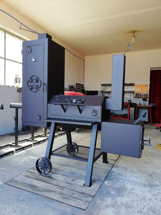 Grillo Wędzarnia Grill Smoker Blacha 4 mm Solidna Od Kowala