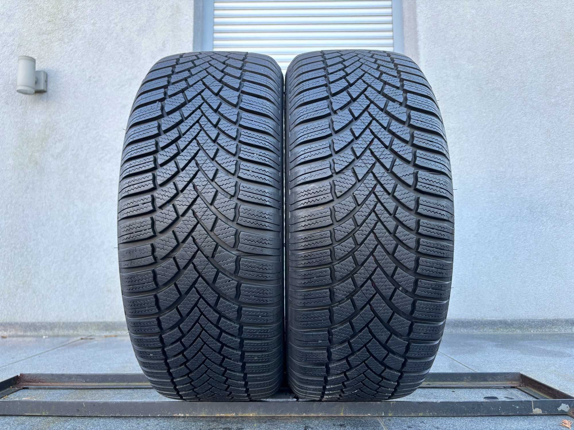 2szt zimowe 225/55R17 Bridgestone 8mm 2019r Poleasingowe! LZ154 gwar