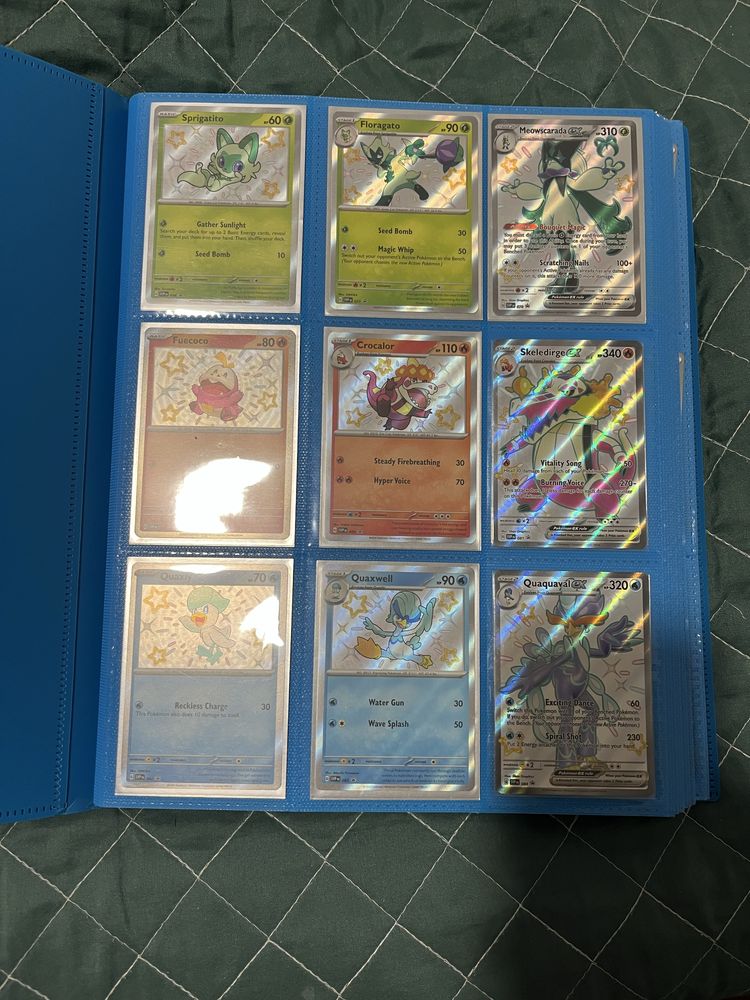 Binder com 360 cartas  pokemon