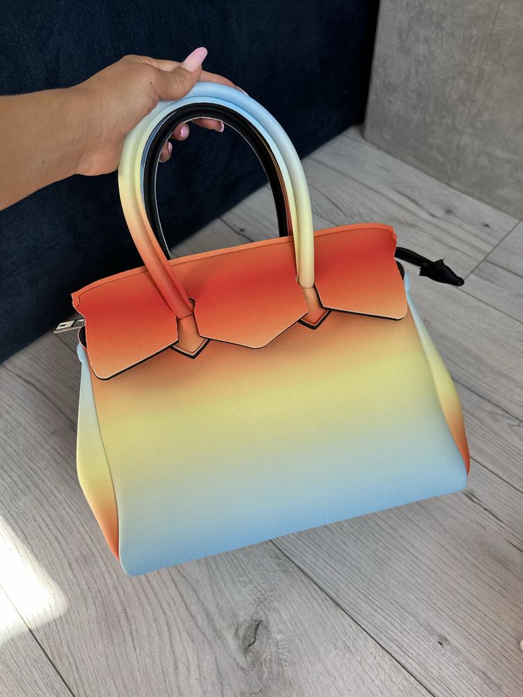 Save my bag сумка стильна літня італійська брендова жовта голуба черво