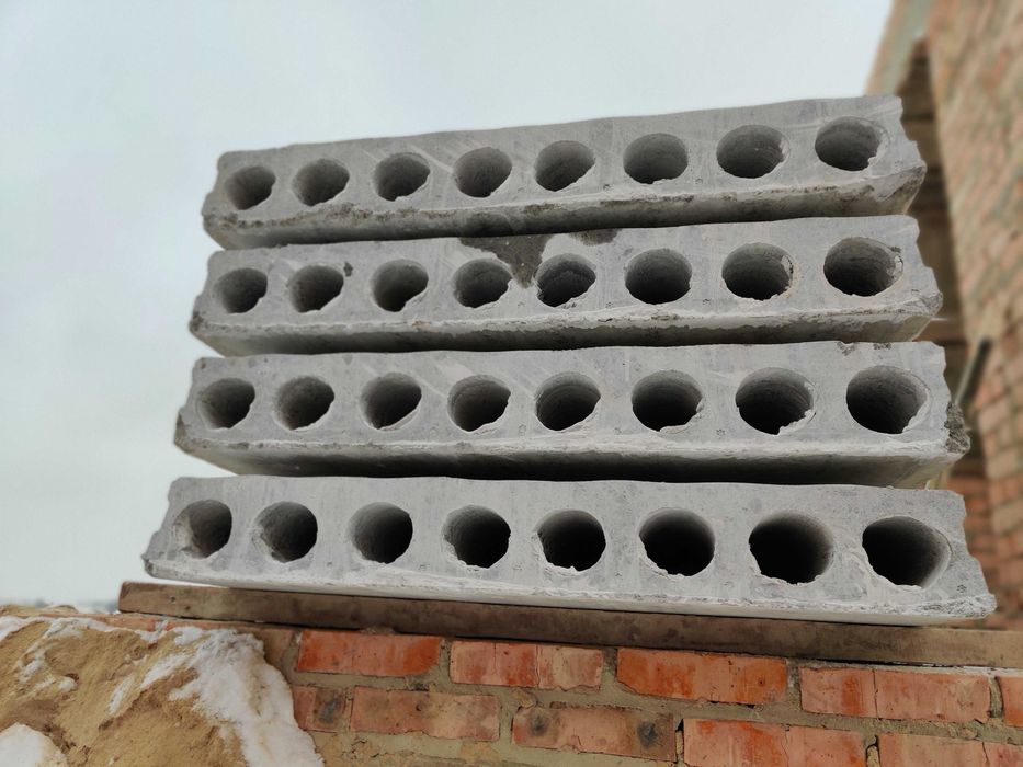 Плити перекриття Полегшені Панелі перекриття Пустотні Плиты перекрытия