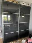 Drzwi przesuwne do szafy Ikea Pax 200cm x 230cm, matowe szkło