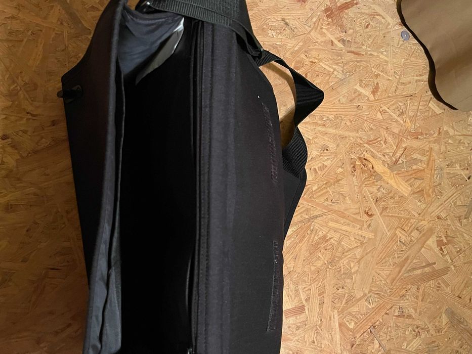 Torba na dokumenty IKEA – czarna, na ramię, 37x28 cm
