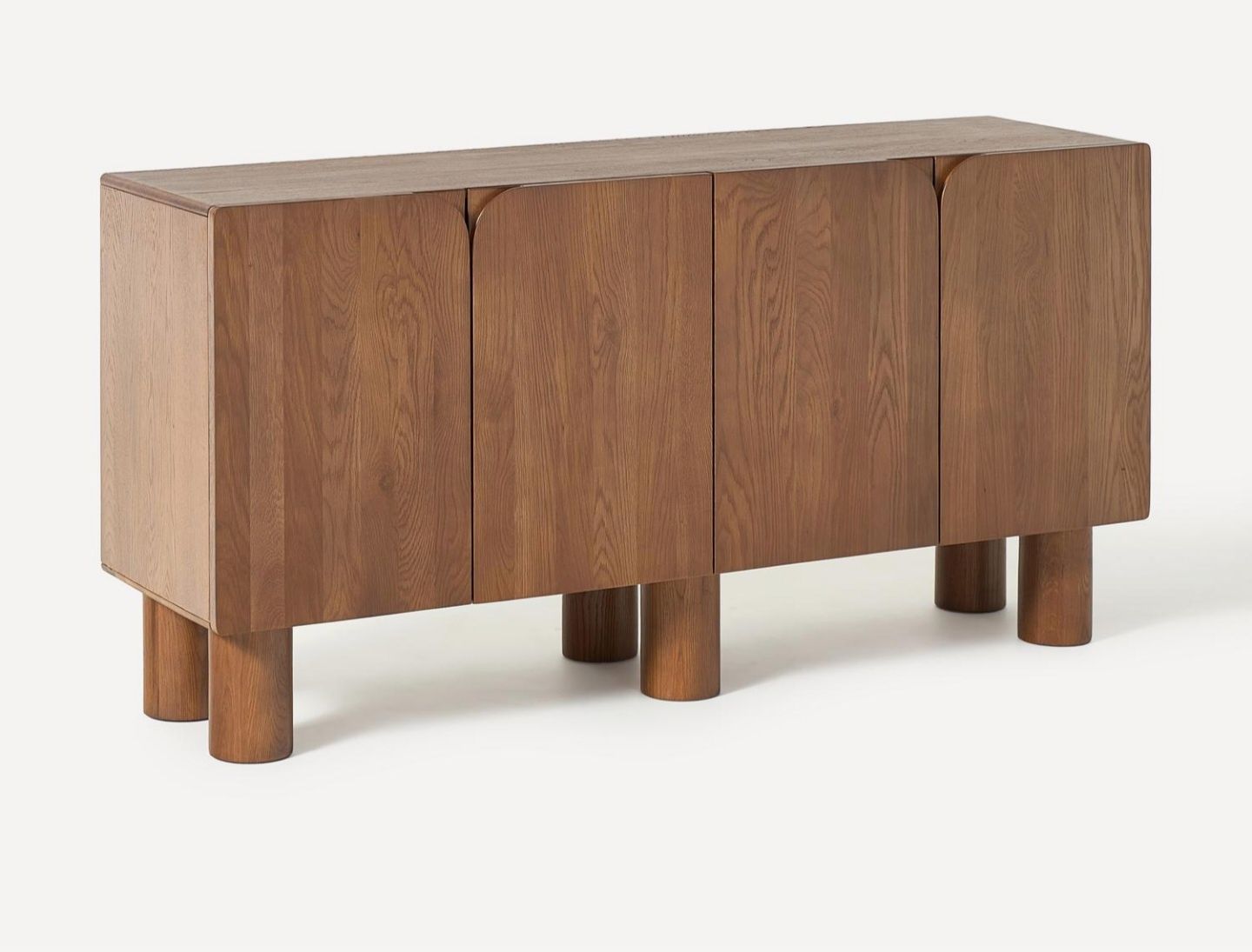 Komoda z drewna dębowego Cadi 160x80 Westwing Collection