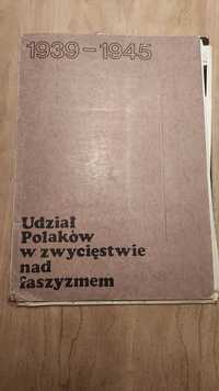 Udział Polaków w zwycięstwie nad faszyzmem 1939 teczka dokumenty