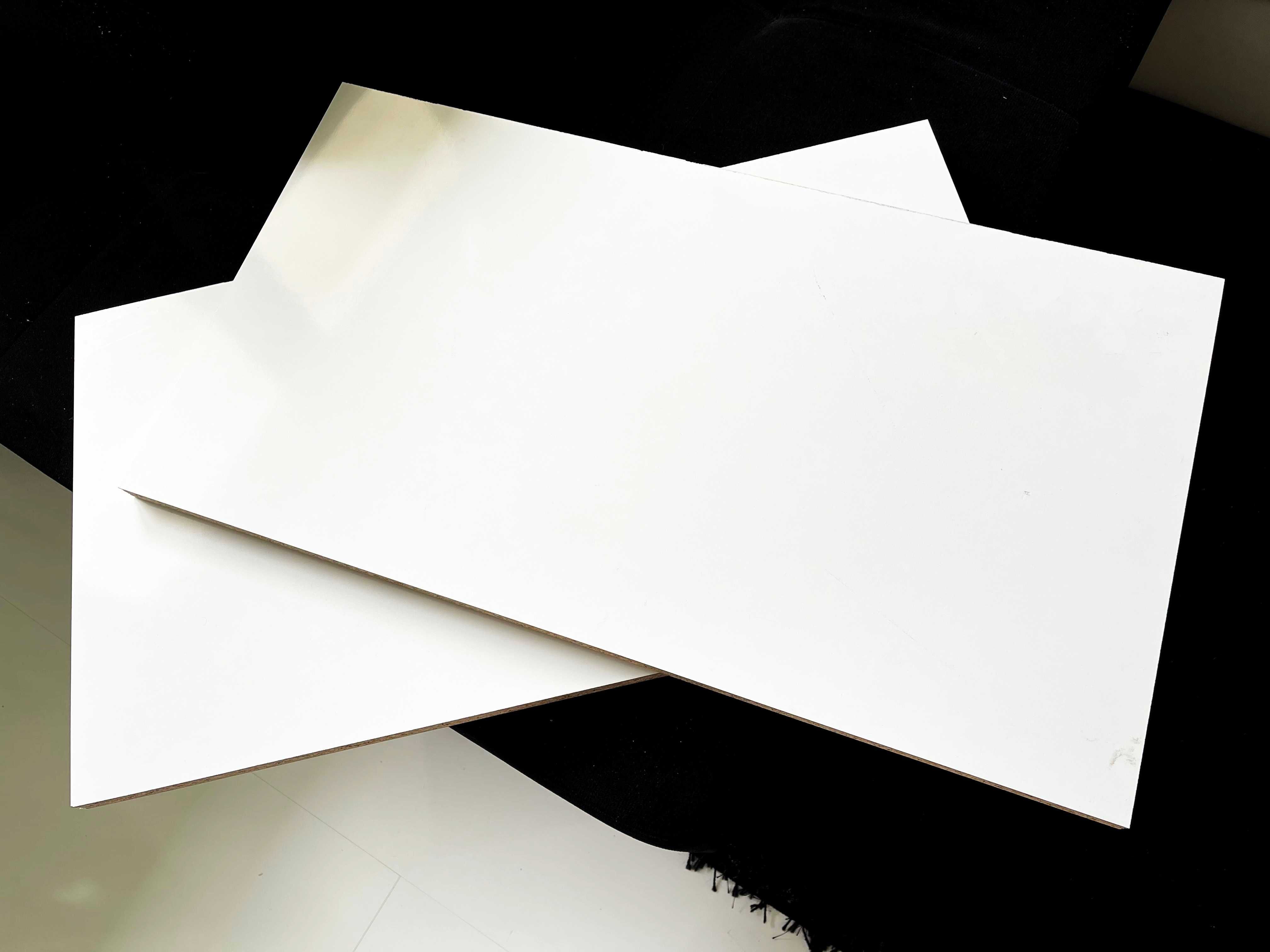Półka Płyta Meblowa Biała Nowa 70cm, x 38cm, x 18mm / Wysoki połysk