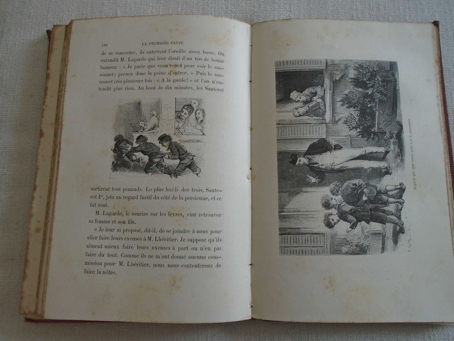 LIVRO antigo FAUSSE ROUTE edição 1875 (NOVO PREÇO)