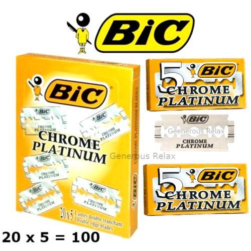 Lâminas De Barbear Bic Chrome Platinum