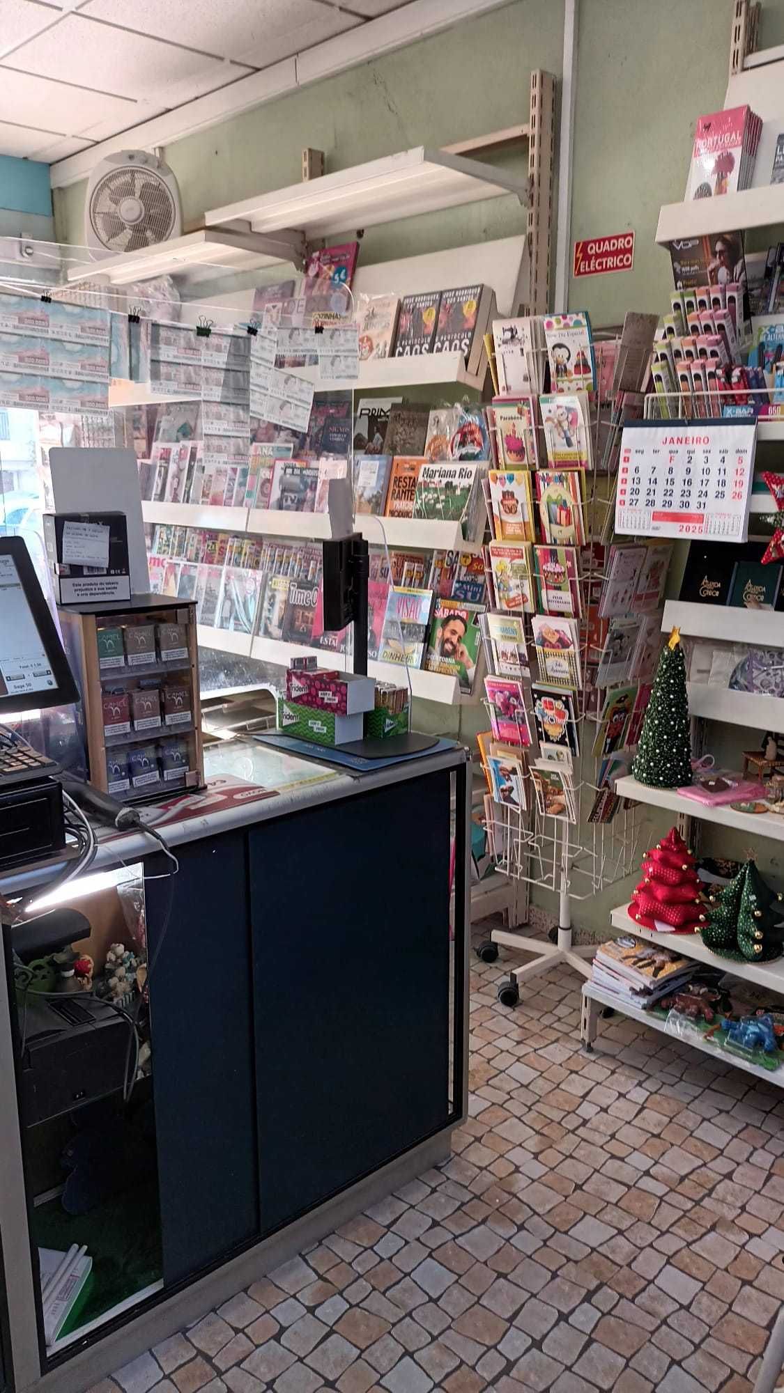 Tabacaria/Papelaria com Jogos Santa Casa - Cedência Quotas  - Oeiras