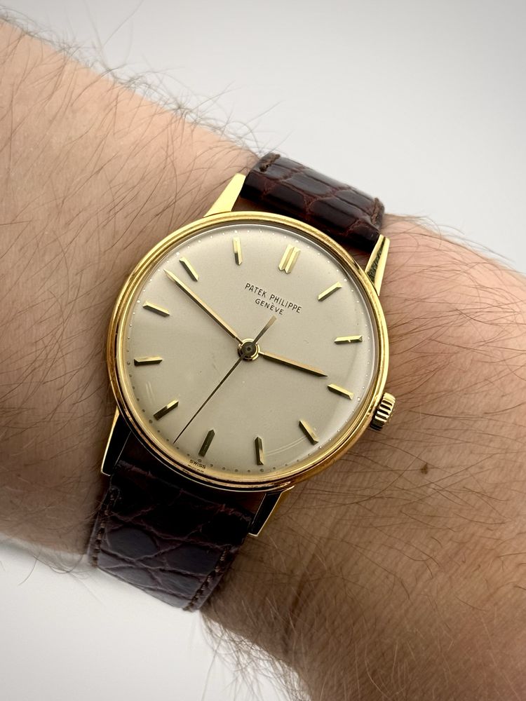FVAT z dokumentami ZŁOTY 18K 750 Patek Philippe Calatrava ref.3411