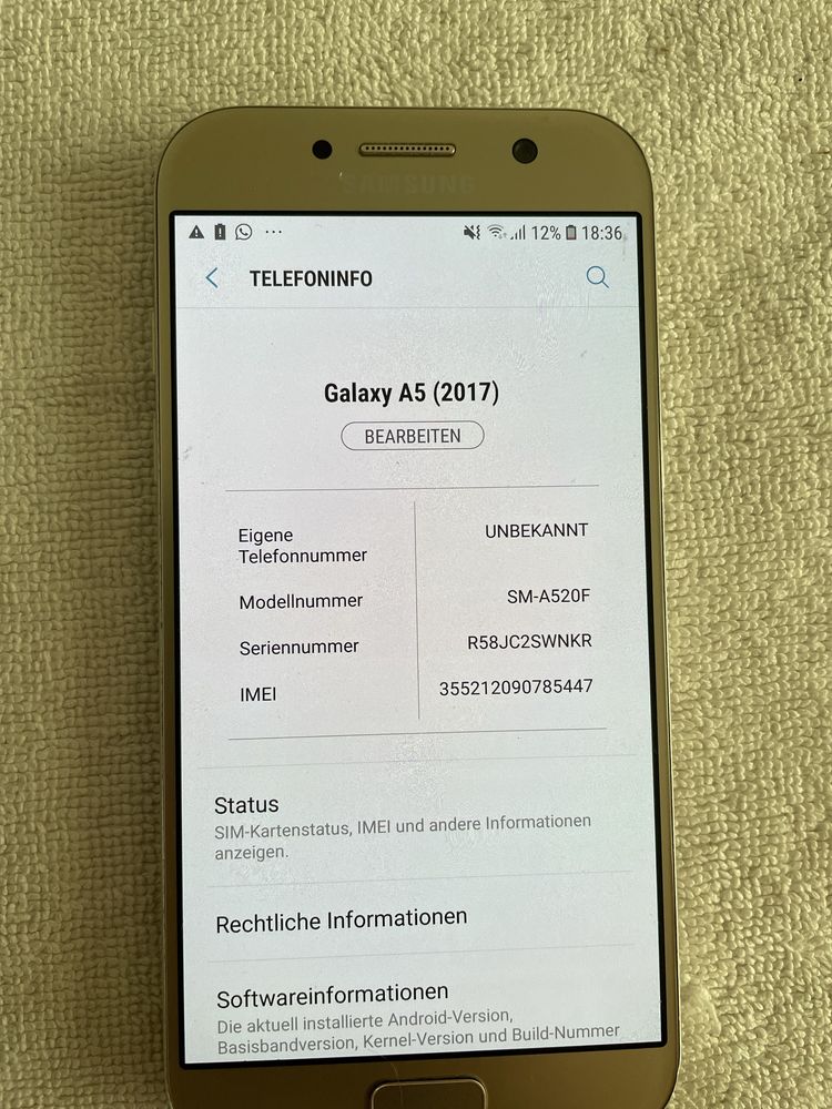 Смартфон SAMSUNG A5. SM-A520F