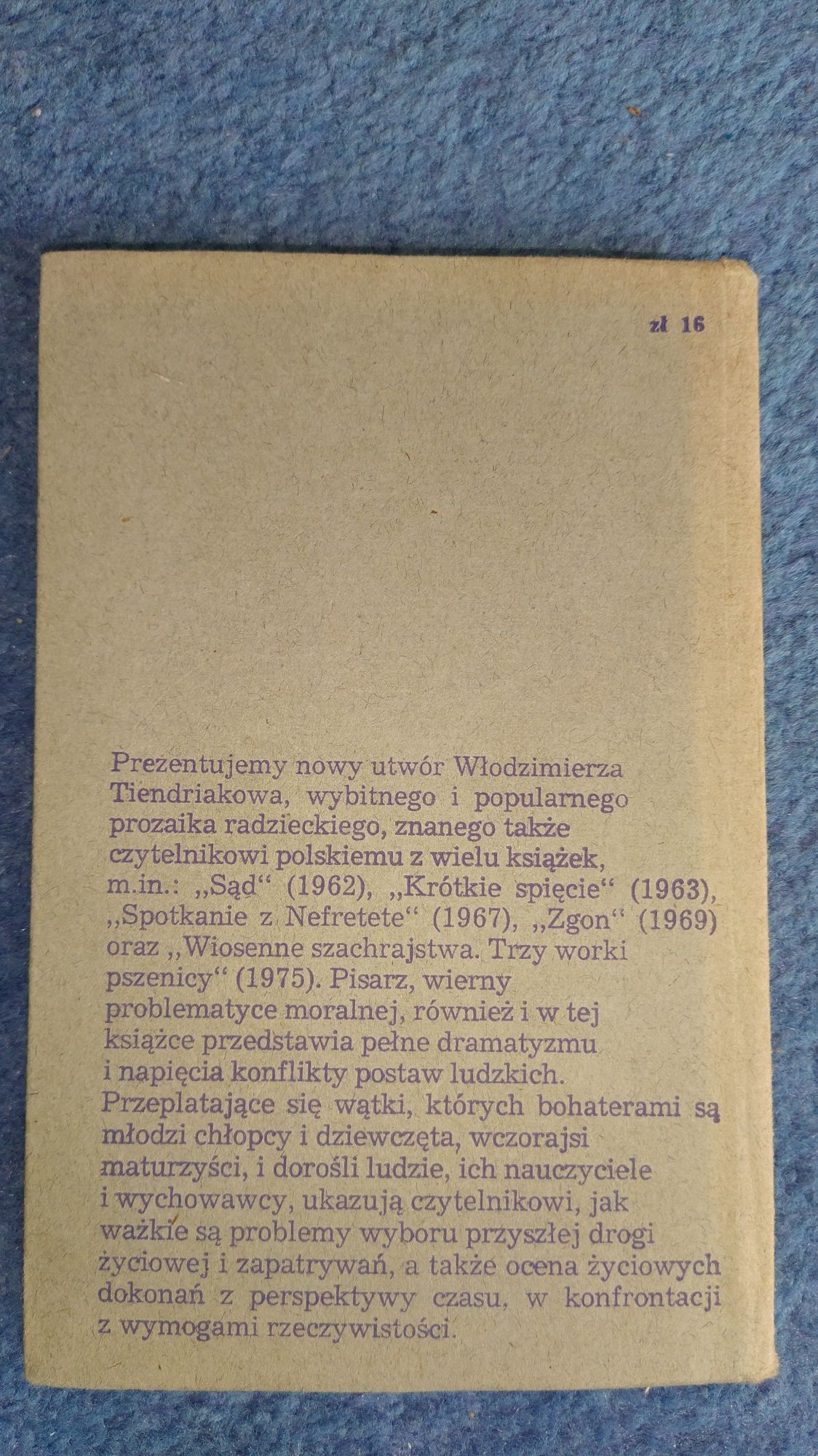 "Noc  po balu" - Włodzimierz Tiendriakow