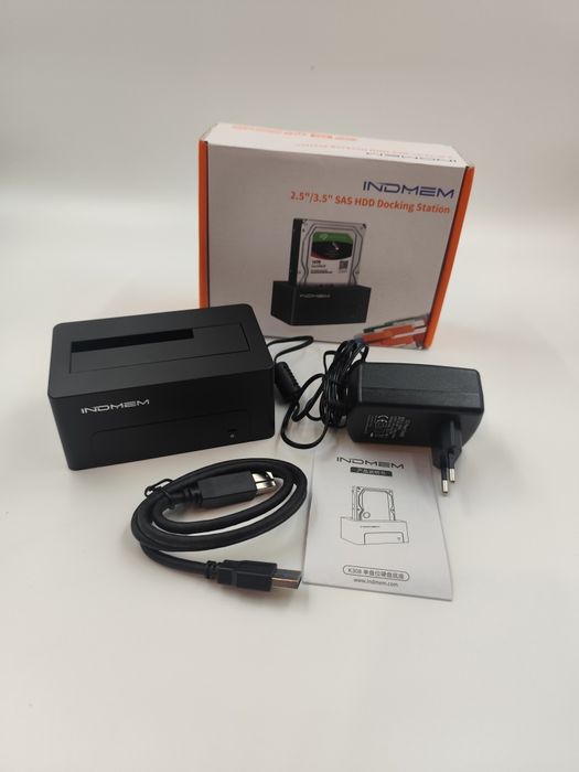 Nowa praktyczna stacja dokująca INDMEM USB 3.0 do dysków SAS/SATA 2.5