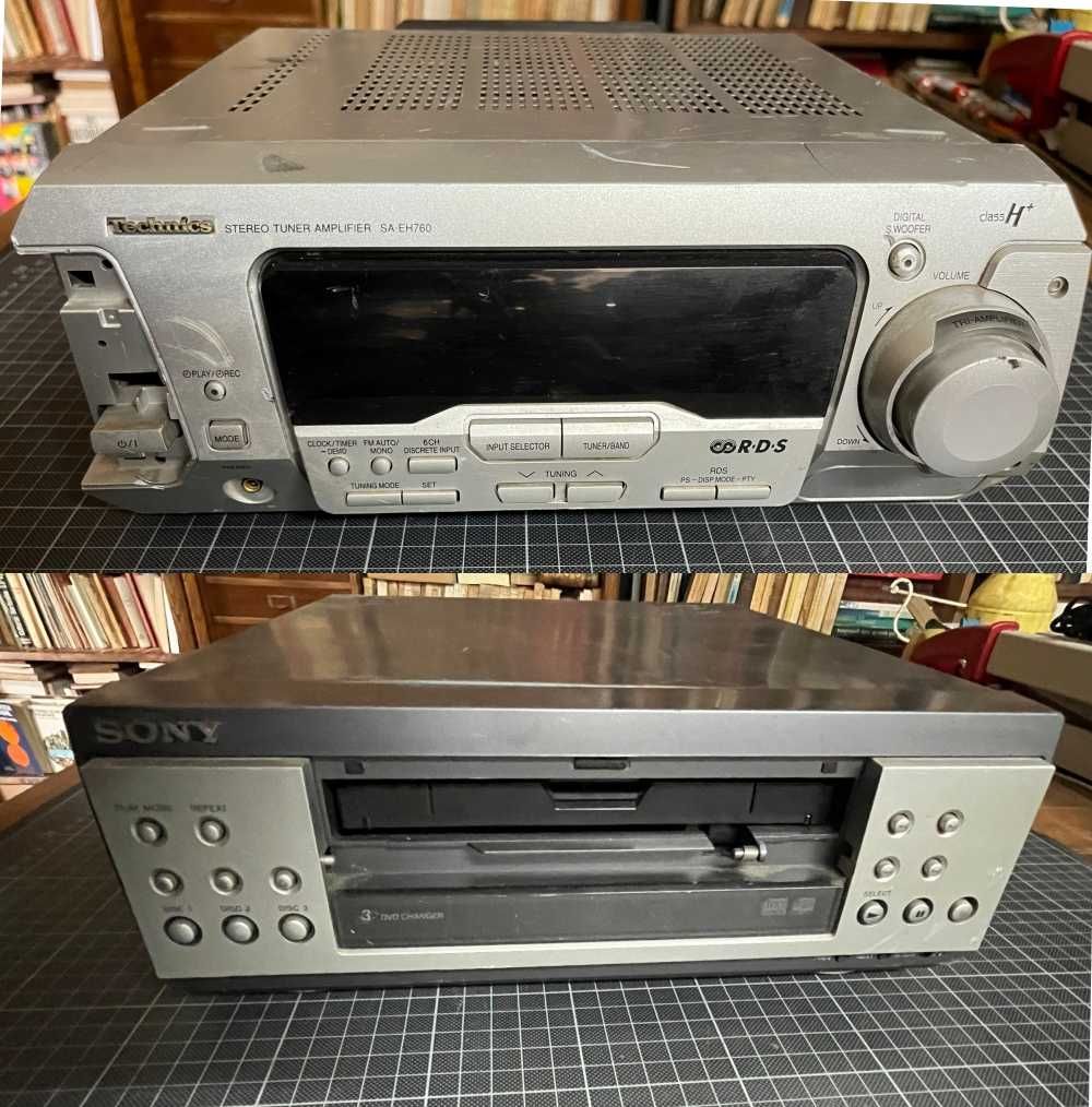 Módulos HiFi Tecnics e Sony para peças