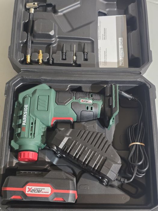 Compressor recarregável PARKSIDE 20V.