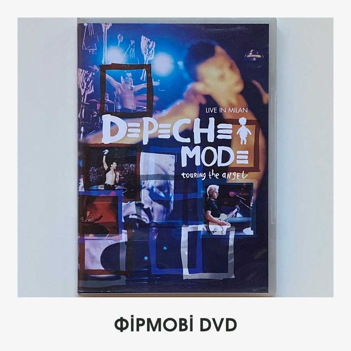 фірмові DVD Sade, Depeche Mode, Oasis, Dave Gahan, Coldplay, The Verve