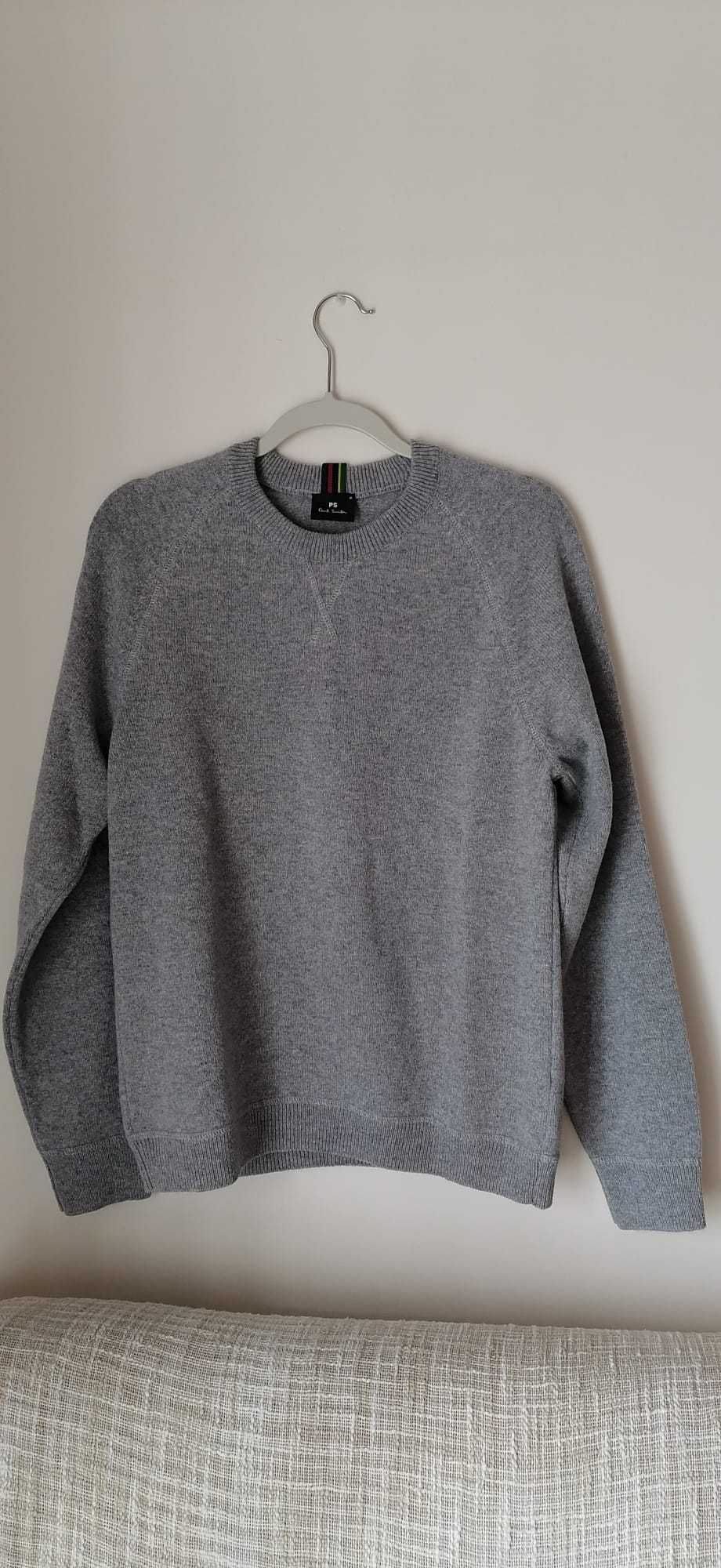 Paul Smith Merino Wool Grey Sweater