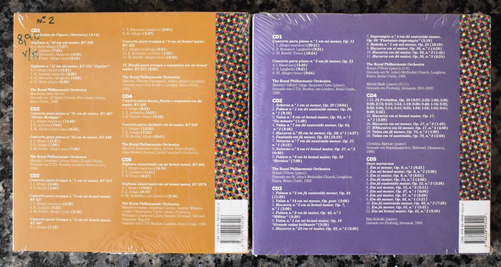 "Grandes Compositores de Música Clássica" (30 CD' s) (novo/selado)
