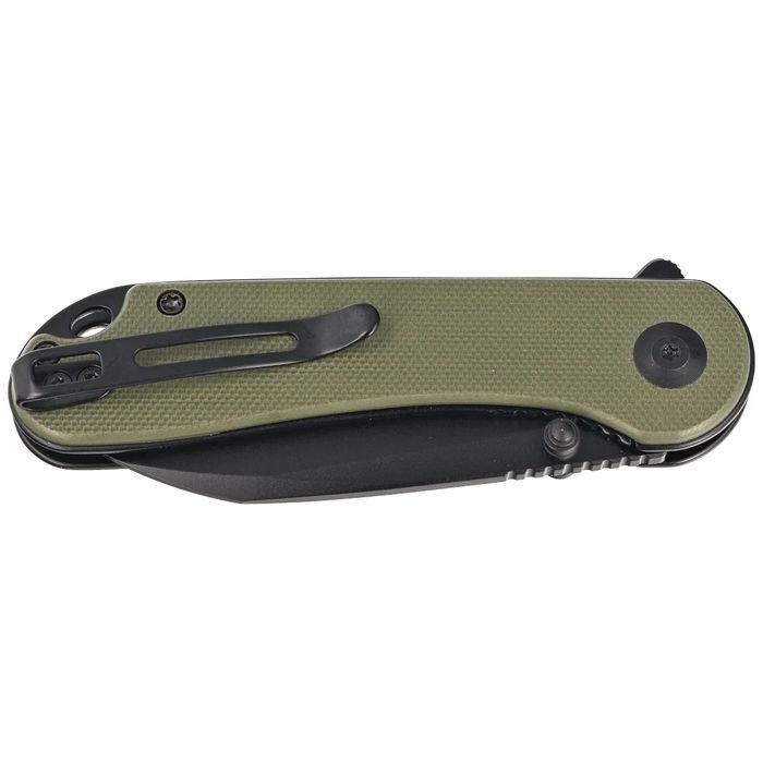Nóż składany Civivi Elementum Wharncliffe OD Green G10, Black Nitro-V