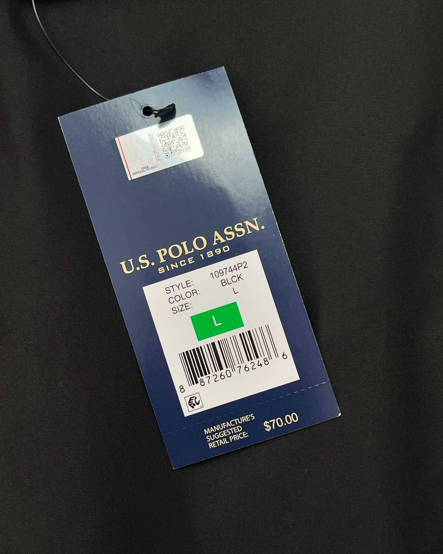 Куртка вітровка чоловіча U.S. Polo Assn, оригінал, нова з бірками