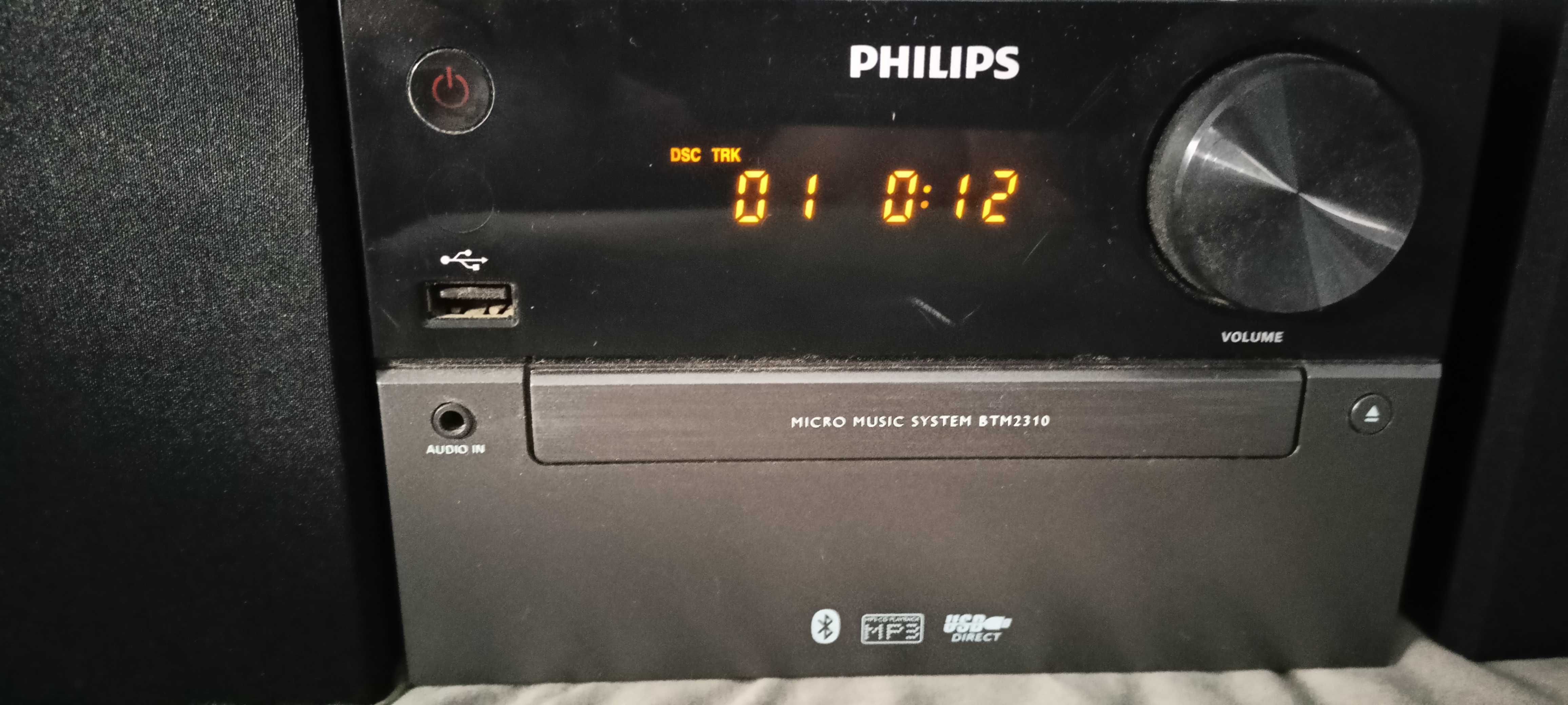 Mini wieża Philips BTM 2310 Bluetooth,USB,CD,tuner,AUX pilot