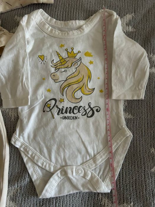 Набір пакет одягу 2-4 місяці боді пінетки лосини