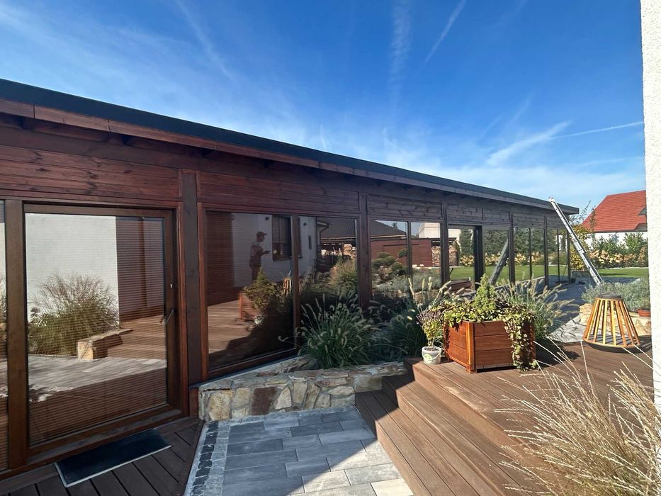 Tarasy drewniane Pergole Drewutnie zadaszenia