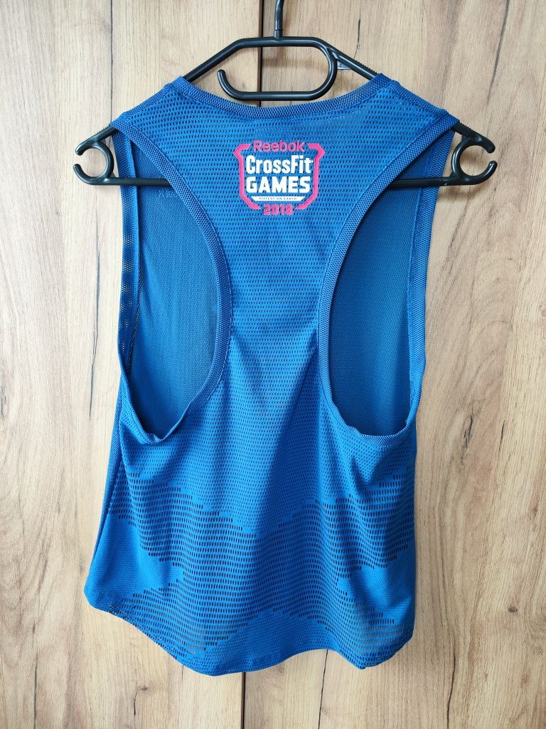 Koszulka Top Tank z siateczki CrossFit Reebok, rozmiar XS, nowa z metk