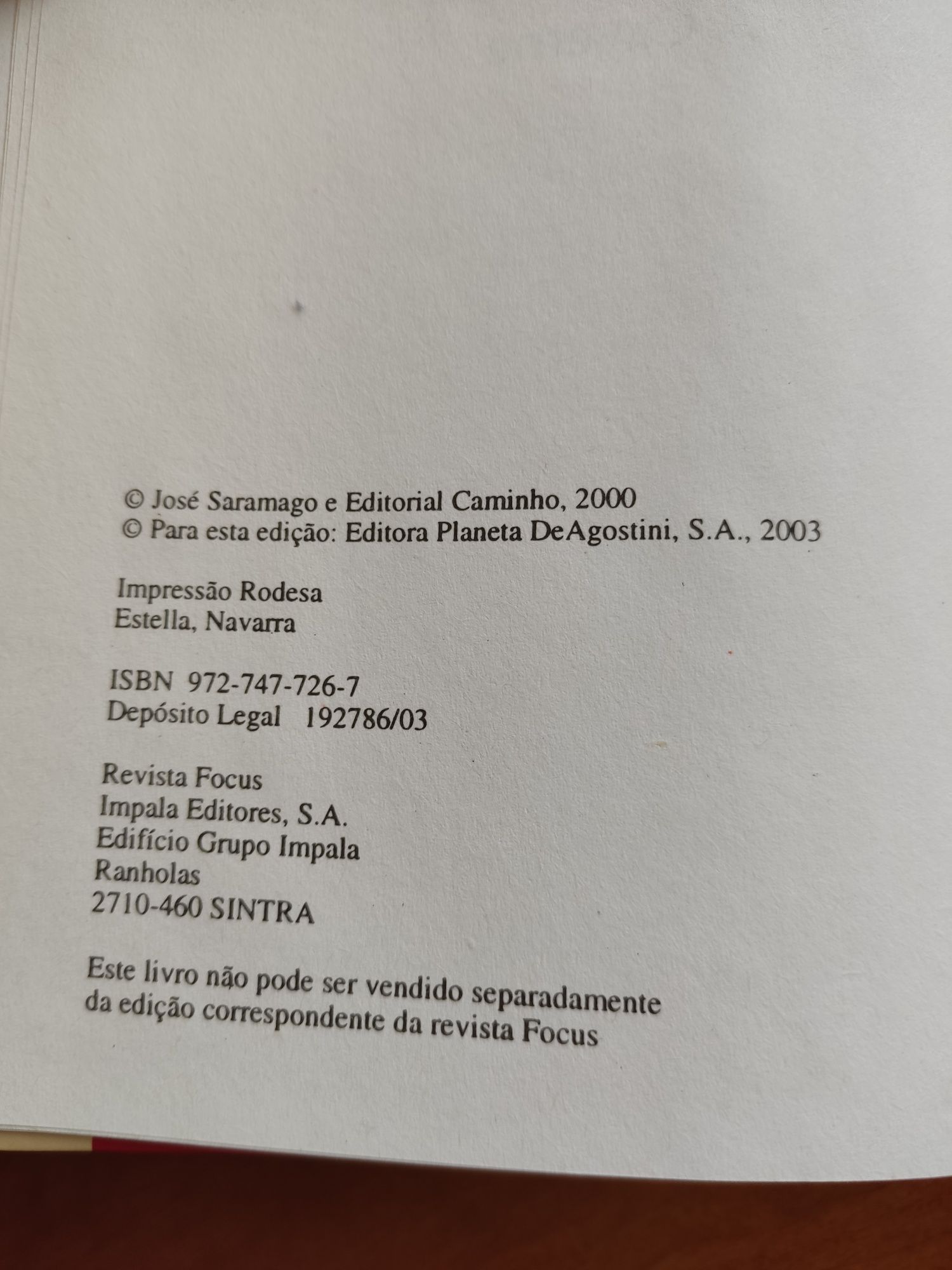 Livro A caverna de José Saramago