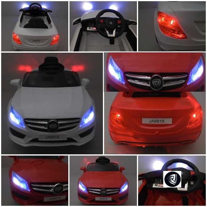 Auto na akumulator dla dzieci Cabrio Białe Zabawka Samochód - RATY !!